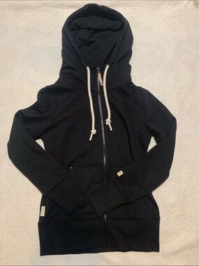 Women’s Black Zip-Up Hoodie